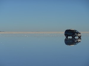 Bolivia Salt Desert - straightened