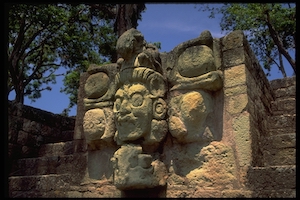 Honduras Dios Maya Copan Ruinas