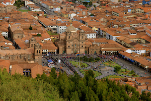 Peru CUS_Plaza de Armas Panoramic view